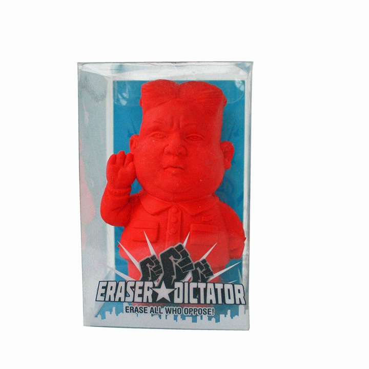 Guma sters dictatoriala, Liderul Suprem, cauciuc, 9 cm x 6 cm x 4 cm