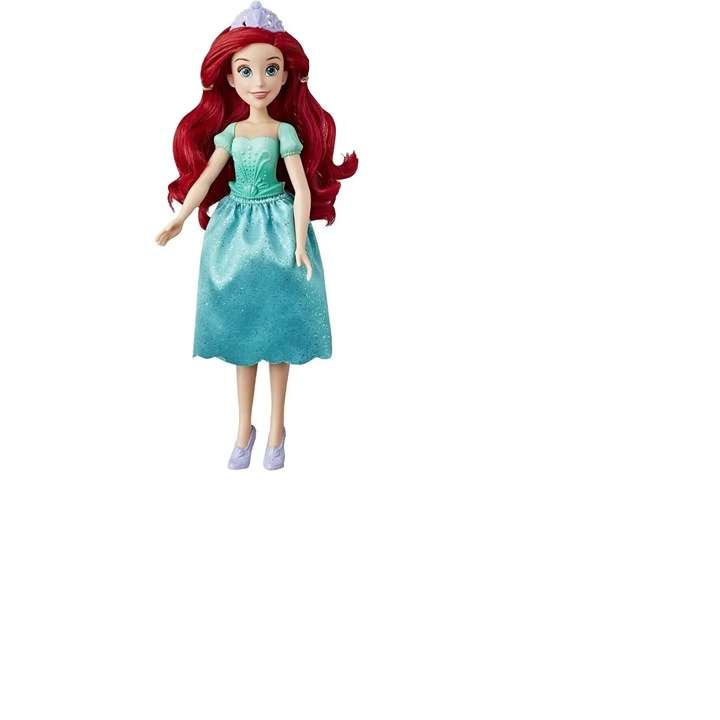 Papusa Hasbro, Disney Princess, Ariel, 28 cm, 3 ani+