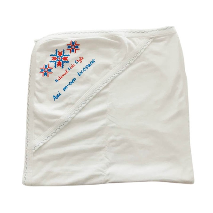 Crasma de mir pentru botez 76 x 76 cm Mini Junior 221122-C, Crem