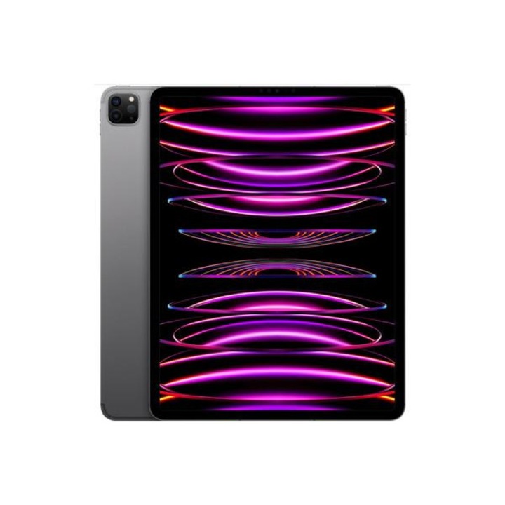 Таблет Apple iPad Pro 12.9 Cellular 2022, осемядрен процесор Apple M2, IPS LED капацитивен сензорен екран 12.9", 256GB флаш, 8GB, двойна камера 12+10 MP, Wi-Fi, Bluetooth, 5G, iPadOS сив