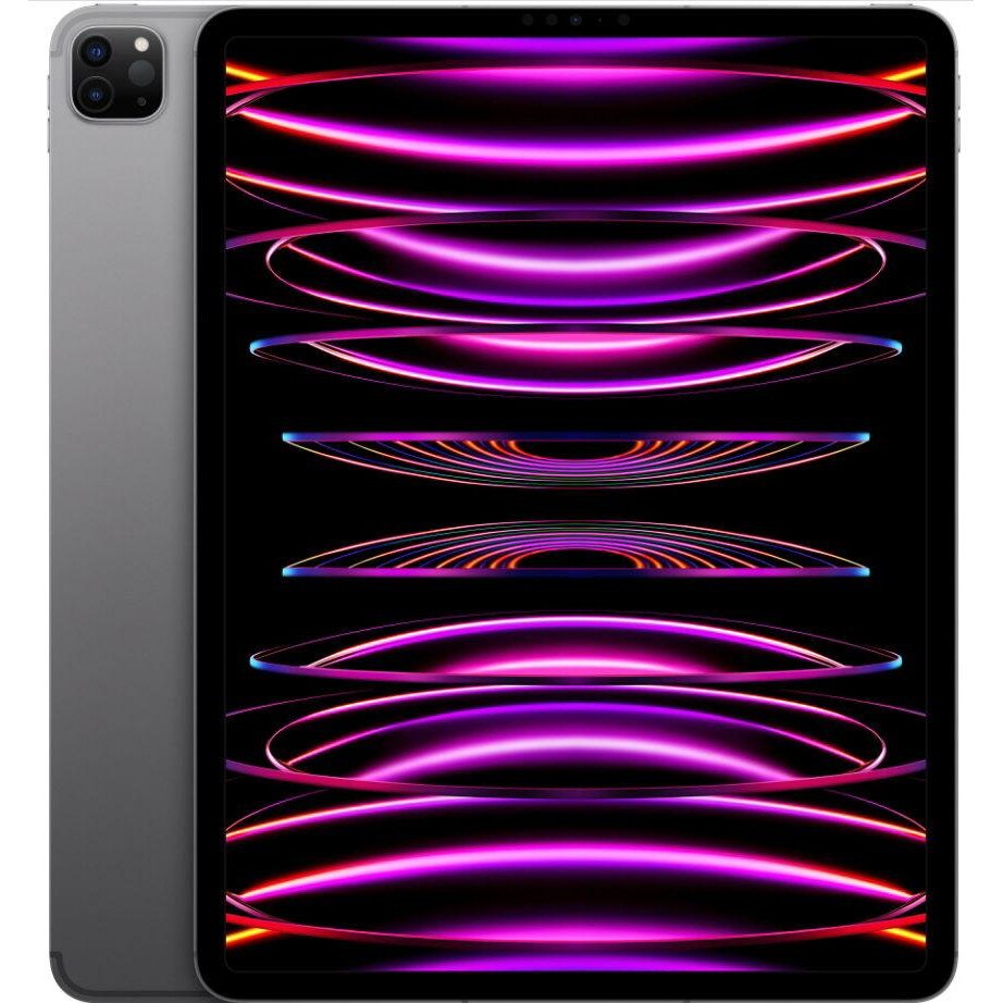Tableta Apple iPad Pro 12.9 Cellular 2022, Procesor Apple M2 Octa-Core, IPS LED Capacitive touchscreen 12.9", 256GB Flash, 8GB, Camera Duala 12+10 MP, Wi-Fi, Bluetooth, 5G, iPadOS Gri