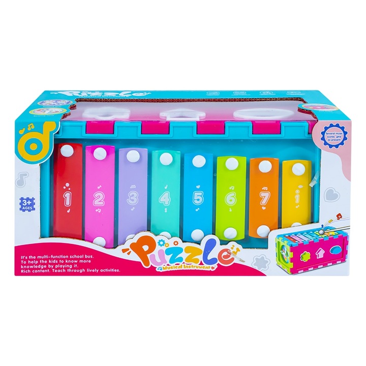 Xilofon cu Forme Educative pentru bebelusi