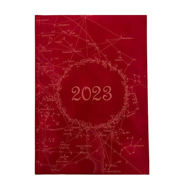 Agenda Magica 2023, Coperta rosie, A5