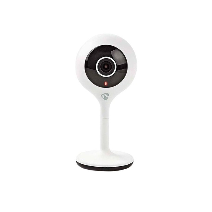 Camera supraveghere interior NEDIS, Wi-Fi, SmartLife, Full HD 1080P, Detector miscare/sunet, Alb