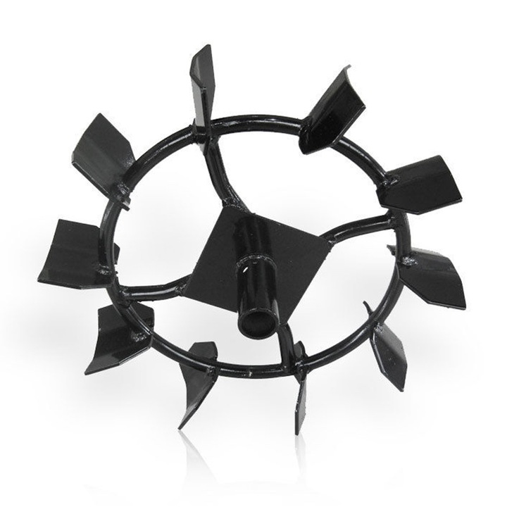 Set roti cu zbaturi Hecht 000750 pentru motocultor Hecht 750, otel, pentru rarita