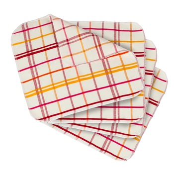 Set 4 servete bucatarie Heinner Home, 35x35cm, bumbac, Crem Set 4 servete bucatarie Heinner Home, 35x35cm, bumbac, Crem