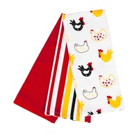 Set 3 prosoape bucatarie Heinner, 45x70cm, model Cocos