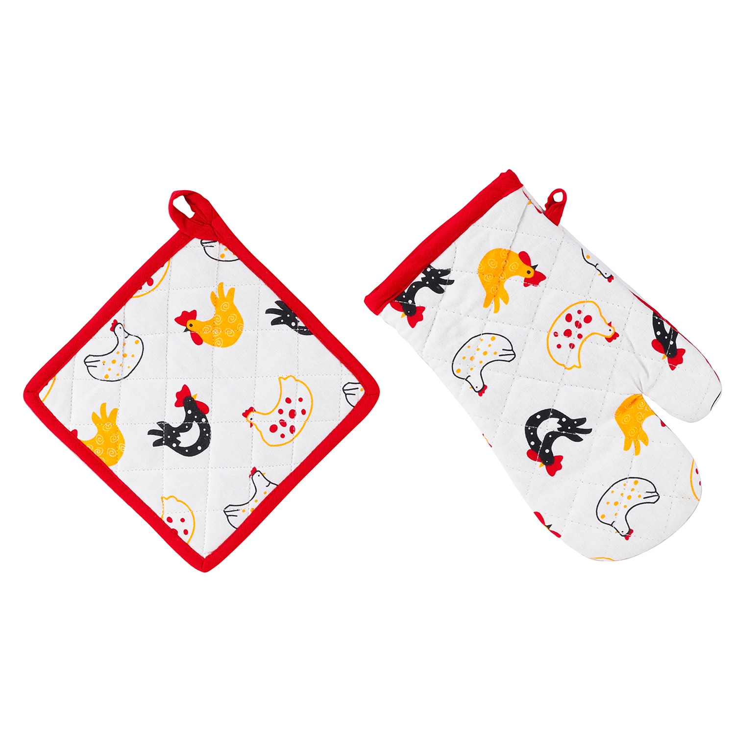 Set bucatarie 2 piese Heinner Home, bumbac, Model cocos