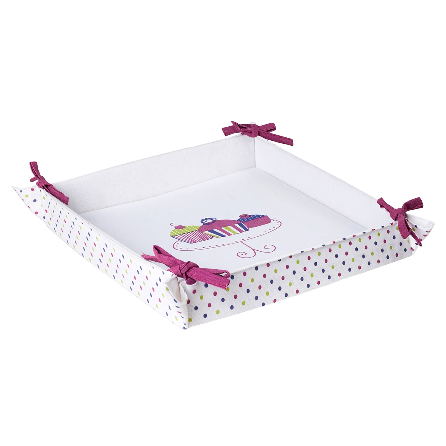 Cos pentru paine Heinner Home, 35x35+5cm, bumbac, Model briosa