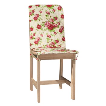 Husa spatar scaun Heinner Home, 47x100 cm, bumbac, Model flori Roz Husa spatar scaun Heinner Home, 47x100 cm, bumbac, Model flori Roz