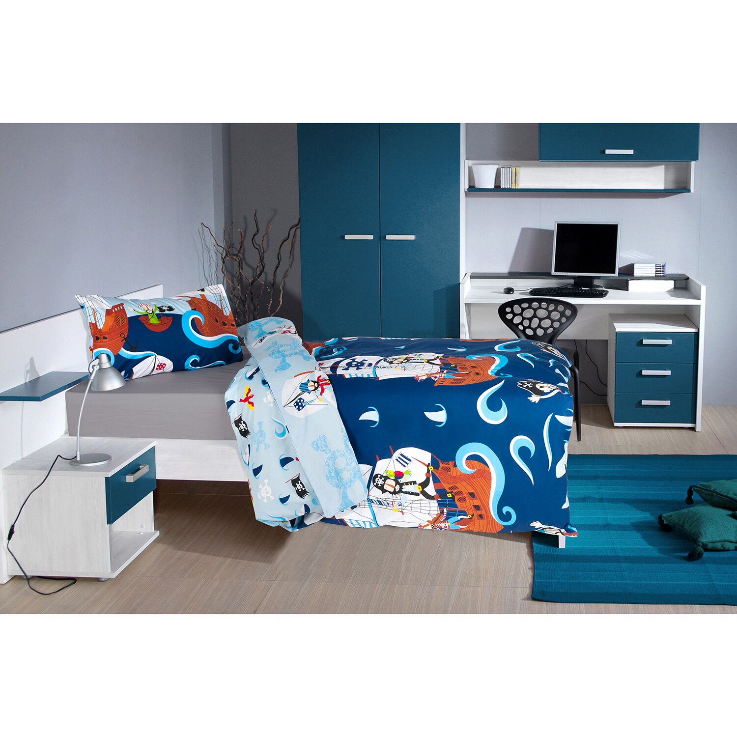 Lenjerie de pat Heinner Home, Albastru