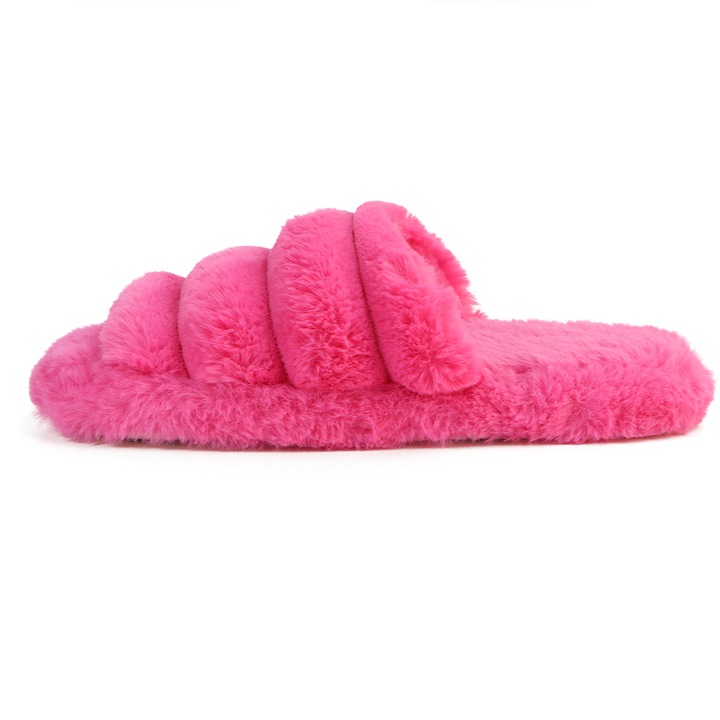 Papuci de casa Snoozies Sassy Slide negru, Roz, 37-38
