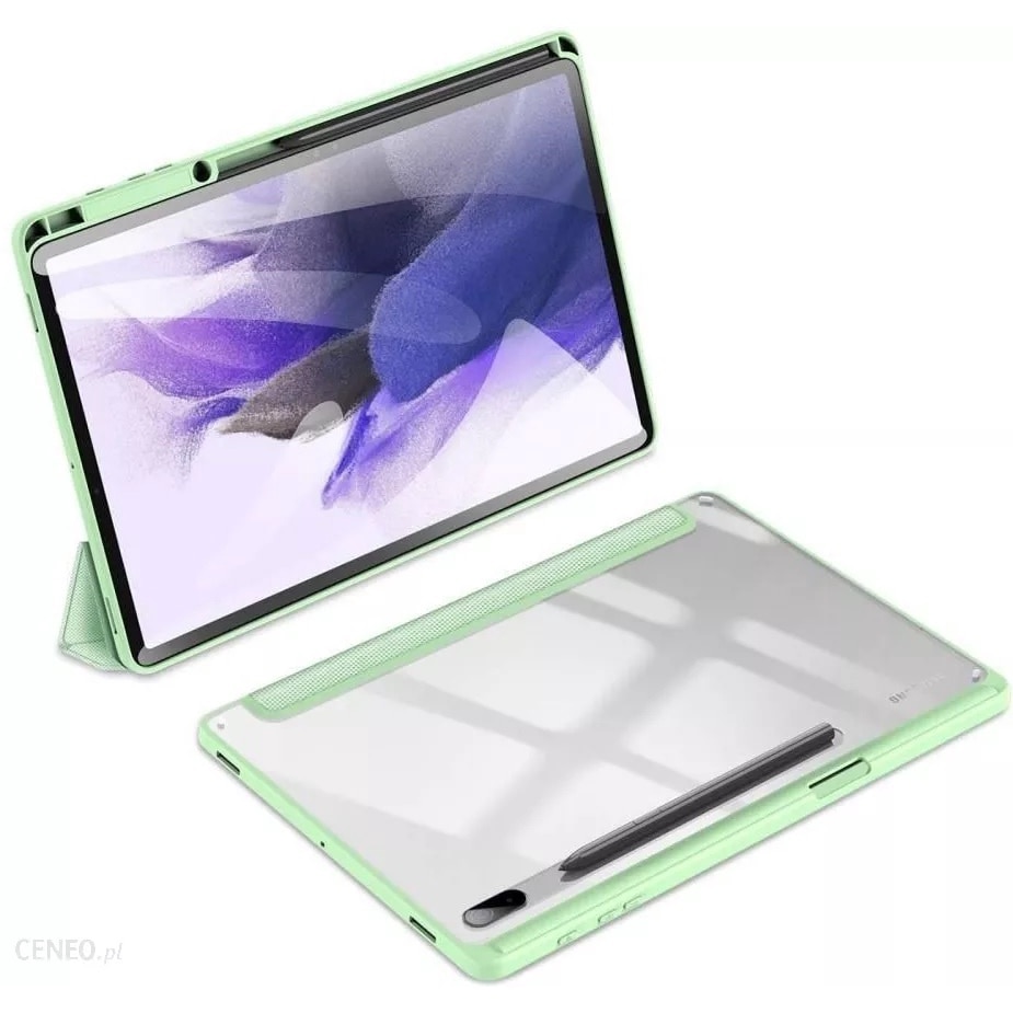 Husa premium pentru tableta Samsung Galaxy Tab S6 Lite Model P610/P613/P615/P619, Sigloo, cu suport Smart Pen Dux Ducis Toby, Green
