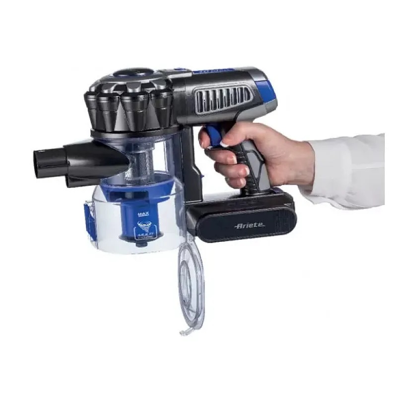 Matura electrica fara fir Ariete 2722 BLUE 2 in 1, Baterie Litiu de 22 V reincarcabila, Albastru