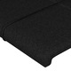 Tablii de pat vidaXL, 2 buc, negru, 80x5x78/88 cm, textil, 8.9 kg 346062