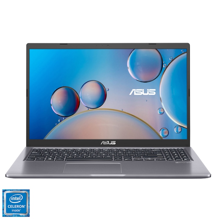 ASUS X515MA-EJ681WS 15,6" FullHD laptop, Intel Celeron N4020, 4GB, 128GB SSD, Intel® UHD Graphics 600, Windows 11 S, Magyar billentyűzet, Szürke