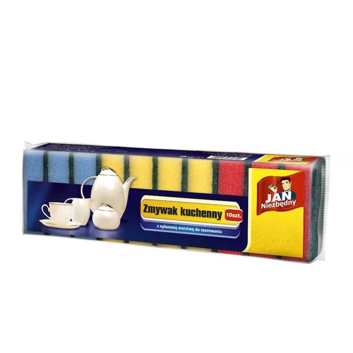 Комплект от 10 гъби Sarantis, многоцветни