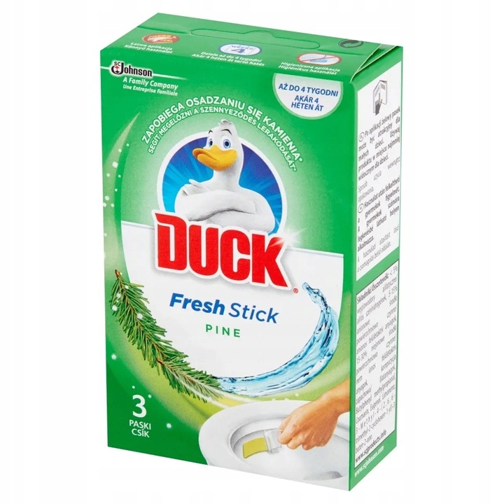 Duck 3x WC-frissítő Fresh Stick, 3 db