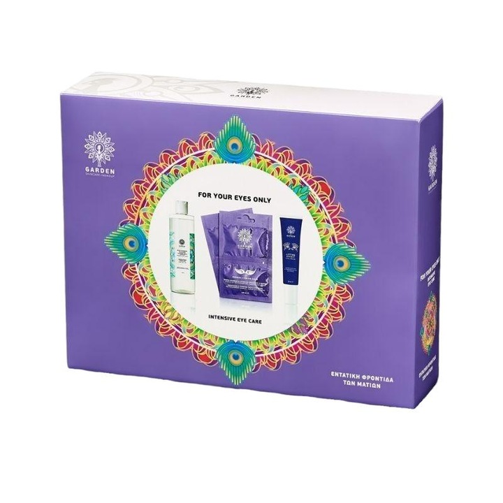 Set Apa micelara/Masca Express Firming/Crema lifting pentru ochi, Garden Of Panthenols, 100/16/30 ml