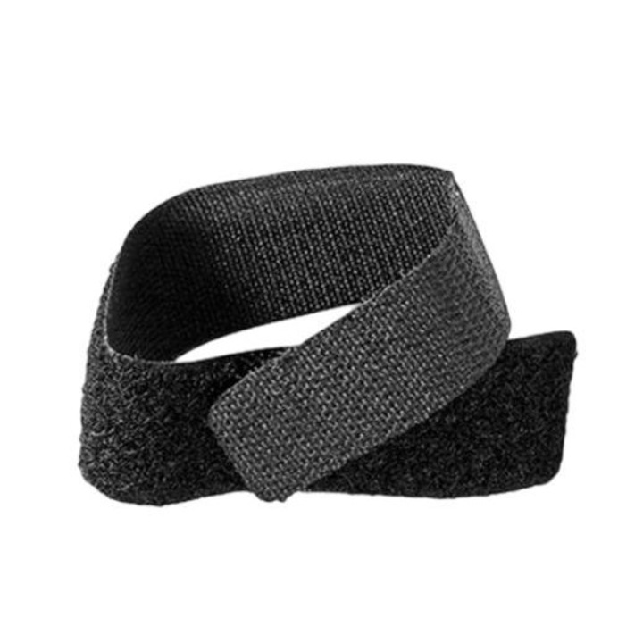 Set 6 organizatoare cabluri Velcro, Nedis, 17cm, Negru