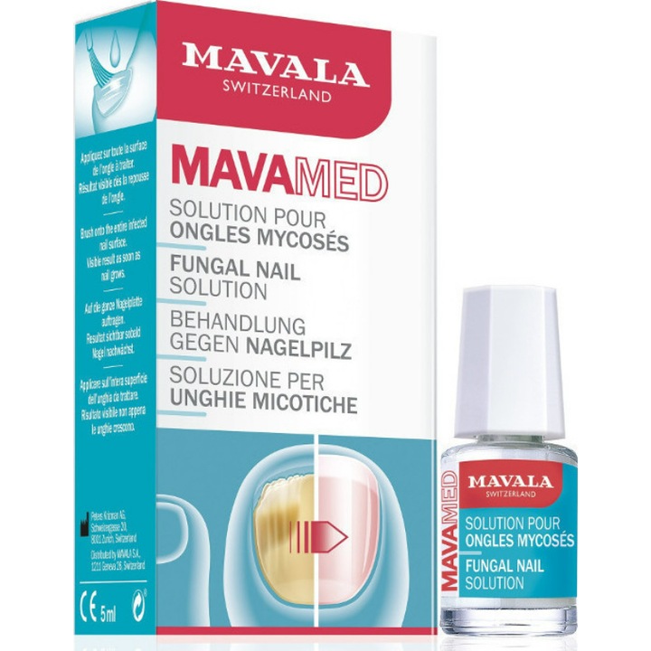 Solutie tratament pentru micoza unghiei Mavala, MavaMed, antifungic, 5 ml