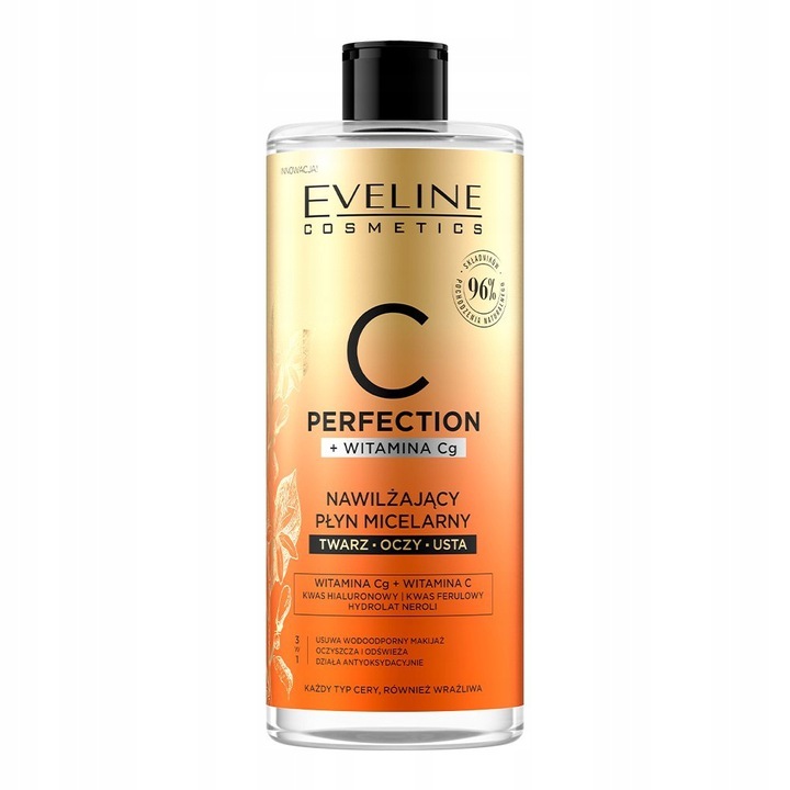 Micellás víz, Eveline, C-Perfection, 500 ml