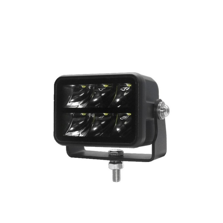 Proiector LED, M-Tech, 6 x LED, 12/24V, 30 W, 2520 lm, 85 x 62 x 74 mm, Negru