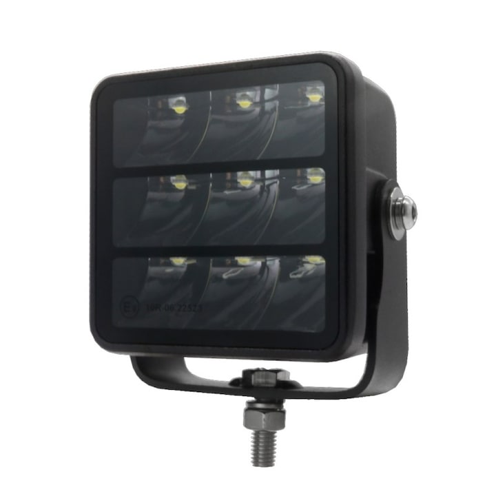 LED прожектор M-Tech, 9 x LED, 12/24V, 45 W, 3780 lm, 85 x 62 x 96 мм, Черен