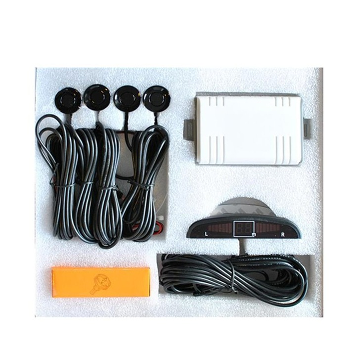 Parkolásérzékelők, M-Tech, 9-15 V, Fekete