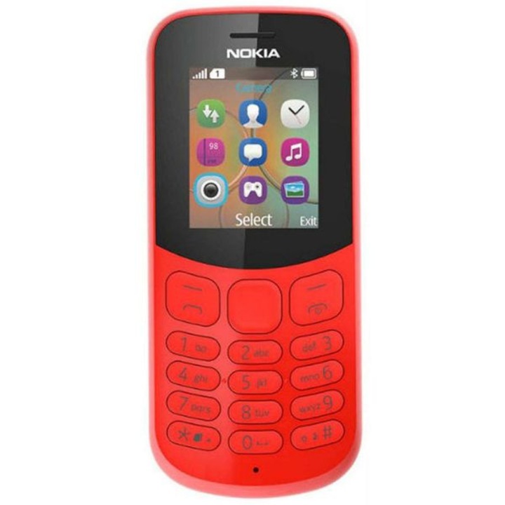 Мобилен телефон Nokia 130, Dual SIM, 2G, Червен