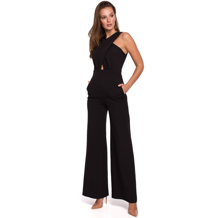 Makover Női overall Ksawer K029 fekete, Fekete, L