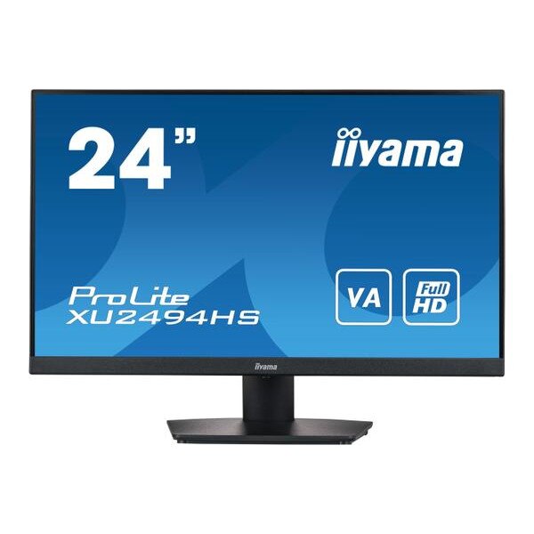 Monitor VA LED iiyama 23.8" XU2494HS-B2, Full HD 1920 x 1080, HDMI, DisplayPort, Boxe Negru