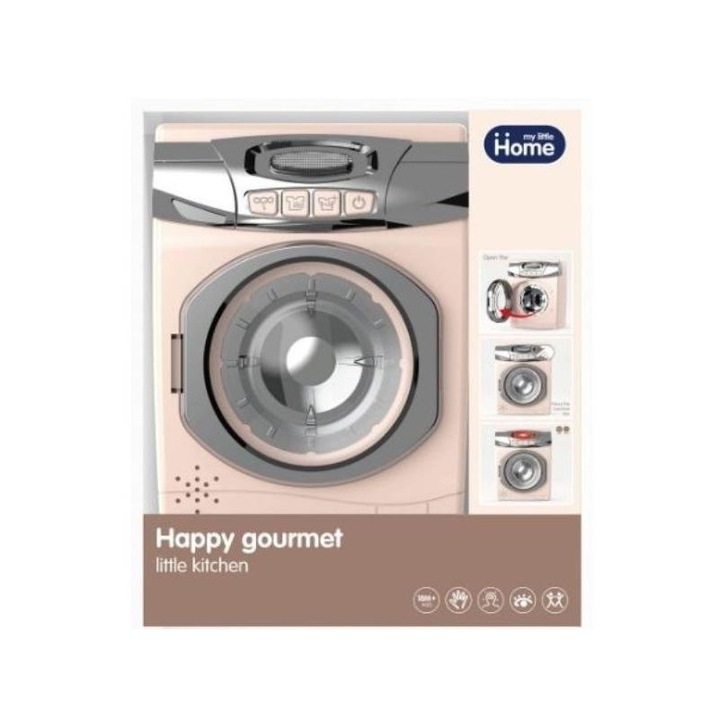 Manyuk Toys 6822058 Happy Gourmet: Játék mosógép - bézs