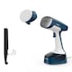 Aparat de calcat vertical cu abur Tefal Access Steam Easy DT7130E1, 1400 W, abur variabil pana la 25 g/min, recipient apa 150ml, incalzire rapida 15secunde, alb/albastru