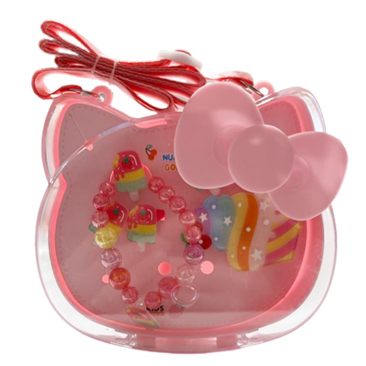 Jucarie trusa accesorii fashion Piccolino 462RO, Roz