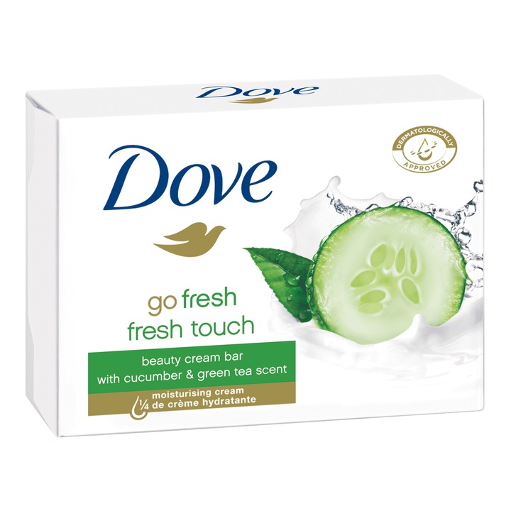 Sapun pentru maini cu ceai verde, Dove, Fresh Touch, 100 g