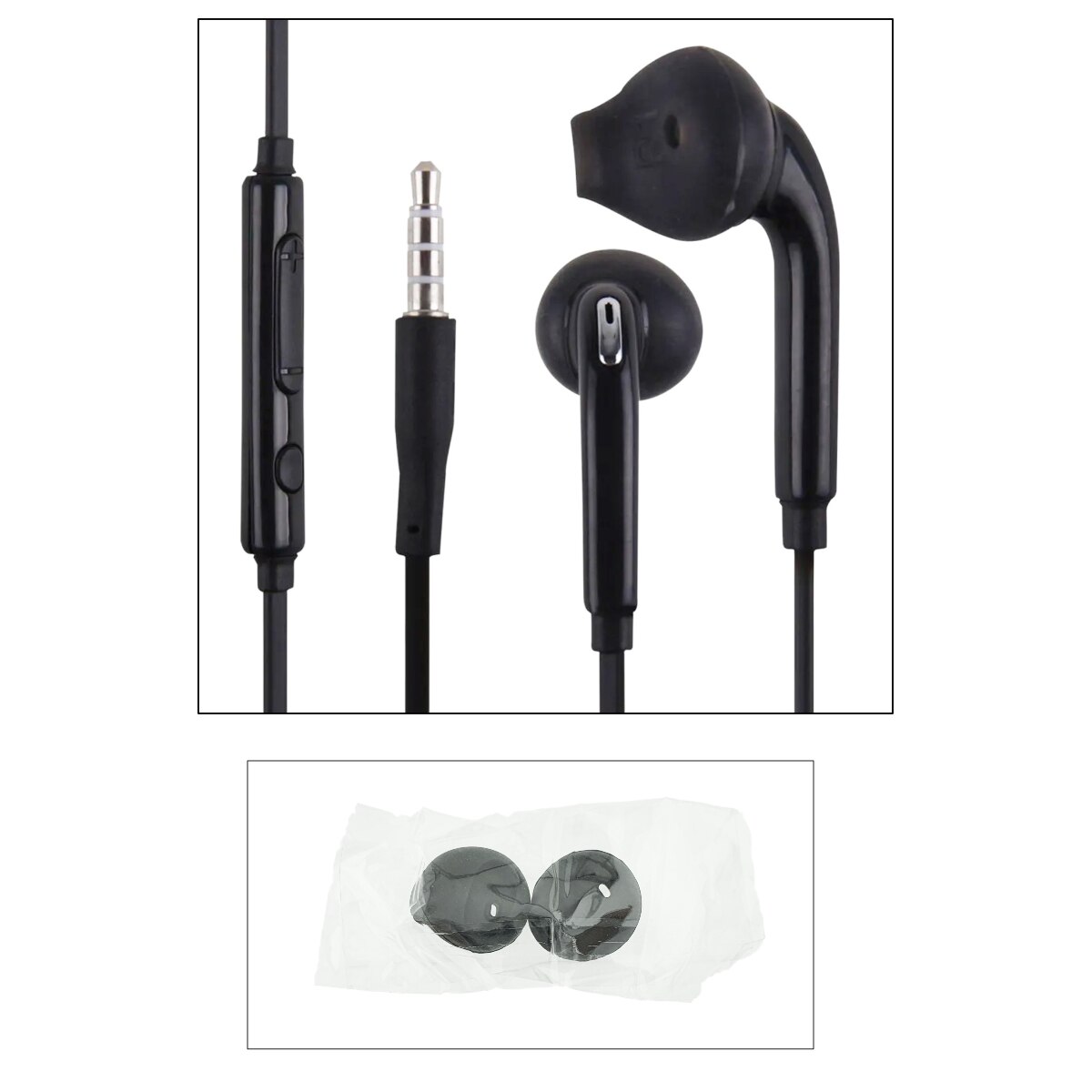 elegant deliver Reproduce Casti cu microfon, S6, EG920BB, control pe fir, cablu 115 cm, conector jack  3.5mm, negre - eMAG.ro