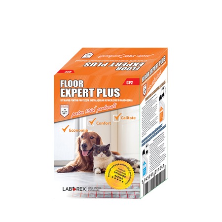 Gyorskészlet padlófűtési rendszerek védelmére, Floor Expert Plus, 1 kg ...