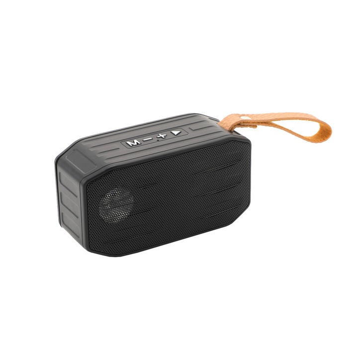 Boxa portabila elSales ELS-296 cu Bluetooth, AUX, USB, cititor card, radio FM, negru