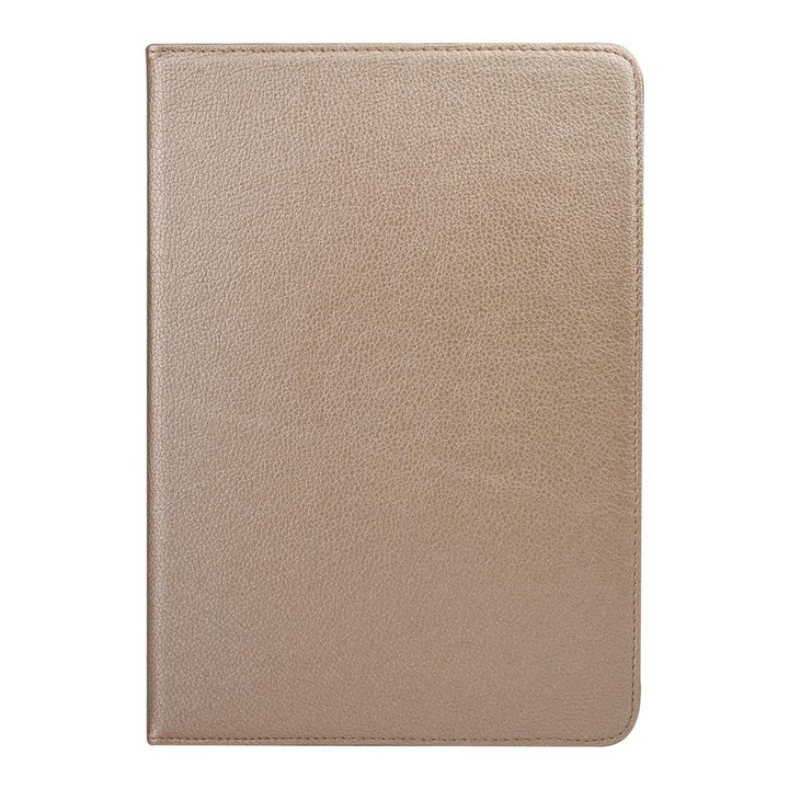 Таблети iPad 2019 10.2 (iPad 7) - златен флип кожен калъф за таблет