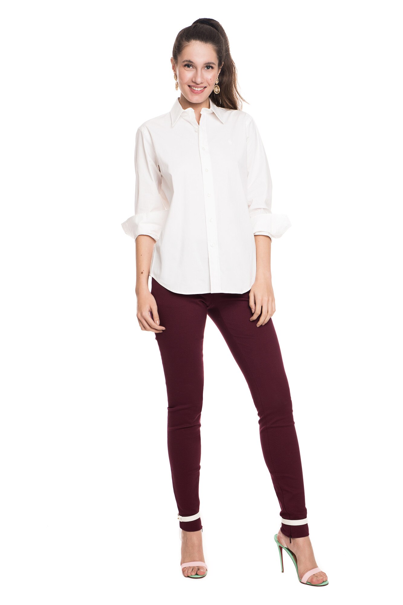 Camasa alba din bumbac, Ralph Lauren, L