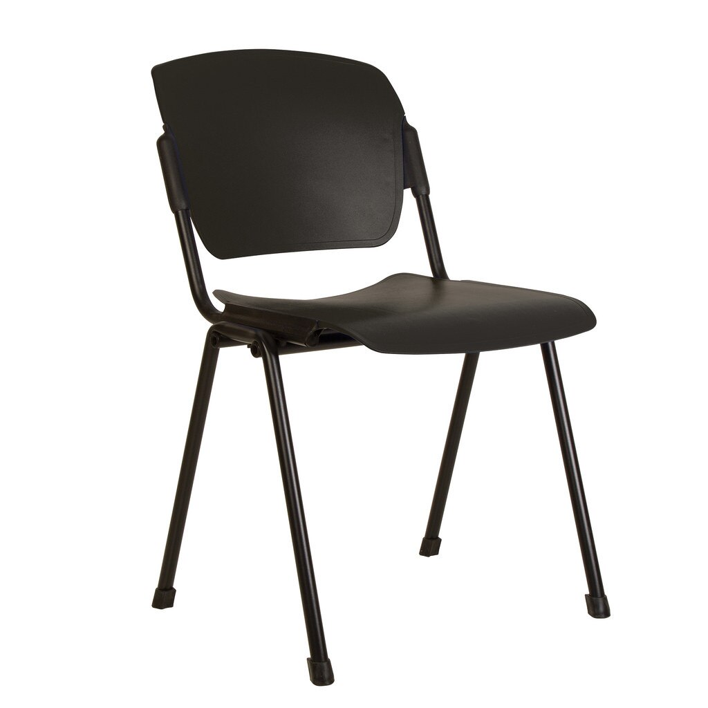 Scaun vizitator ERA Black Plast, Negru