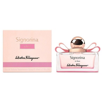 Apa de Toaleta Salvatore Ferragamo Signorina in Fiore, Femei, 50ml Apa de Toaleta Salvatore Ferragamo Signorina in Fiore, Femei, 50ml