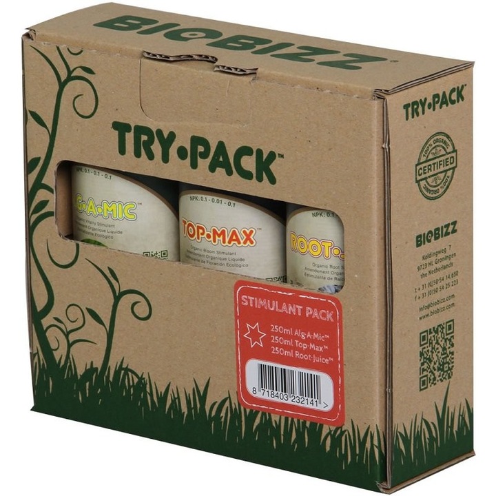 Fertilizator Biobizz Try-pack 3 Stimulant 250 ML