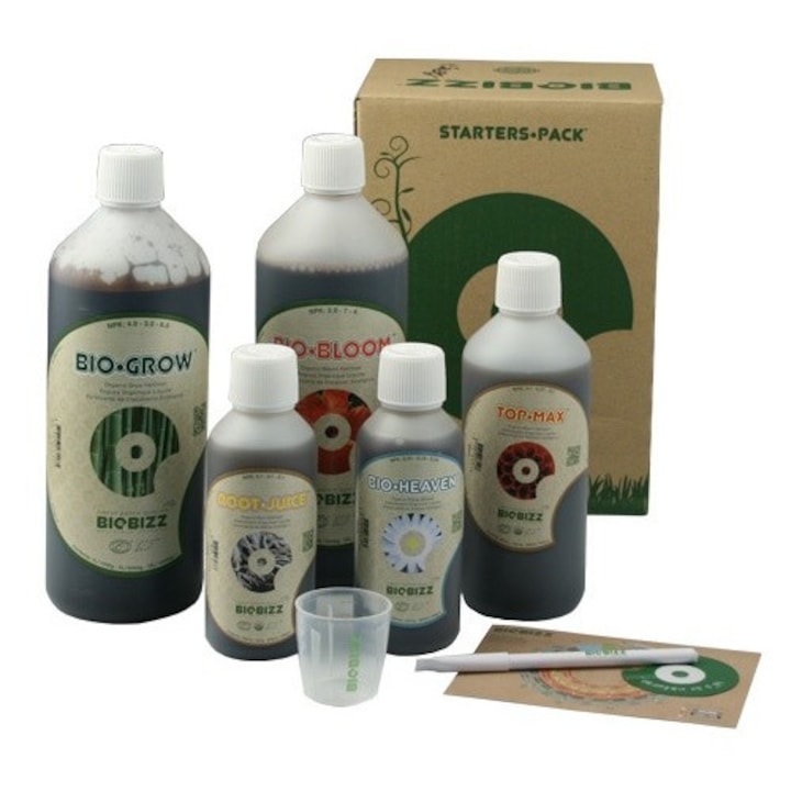 Fertilizator Biobizz, Starters Pack 5 pcs 250 ML