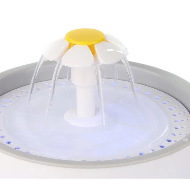 Adapator automat electric pentru caini si pisici, model Fountain, capacitate 2, 4l, alimentare 5V, 1, 5W
