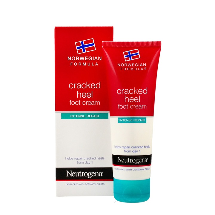 Crema pentru picioare, Neutrogena, Norwegian Formula, Reparare intensa, 50ml