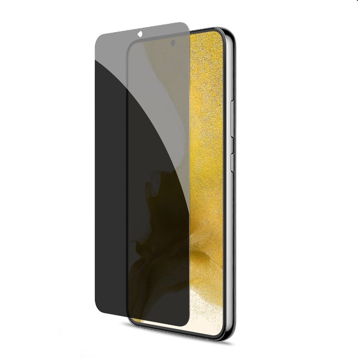 Стъклен Протектор Privacy за Samsung Galaxy S23 Plus 5G, Черен