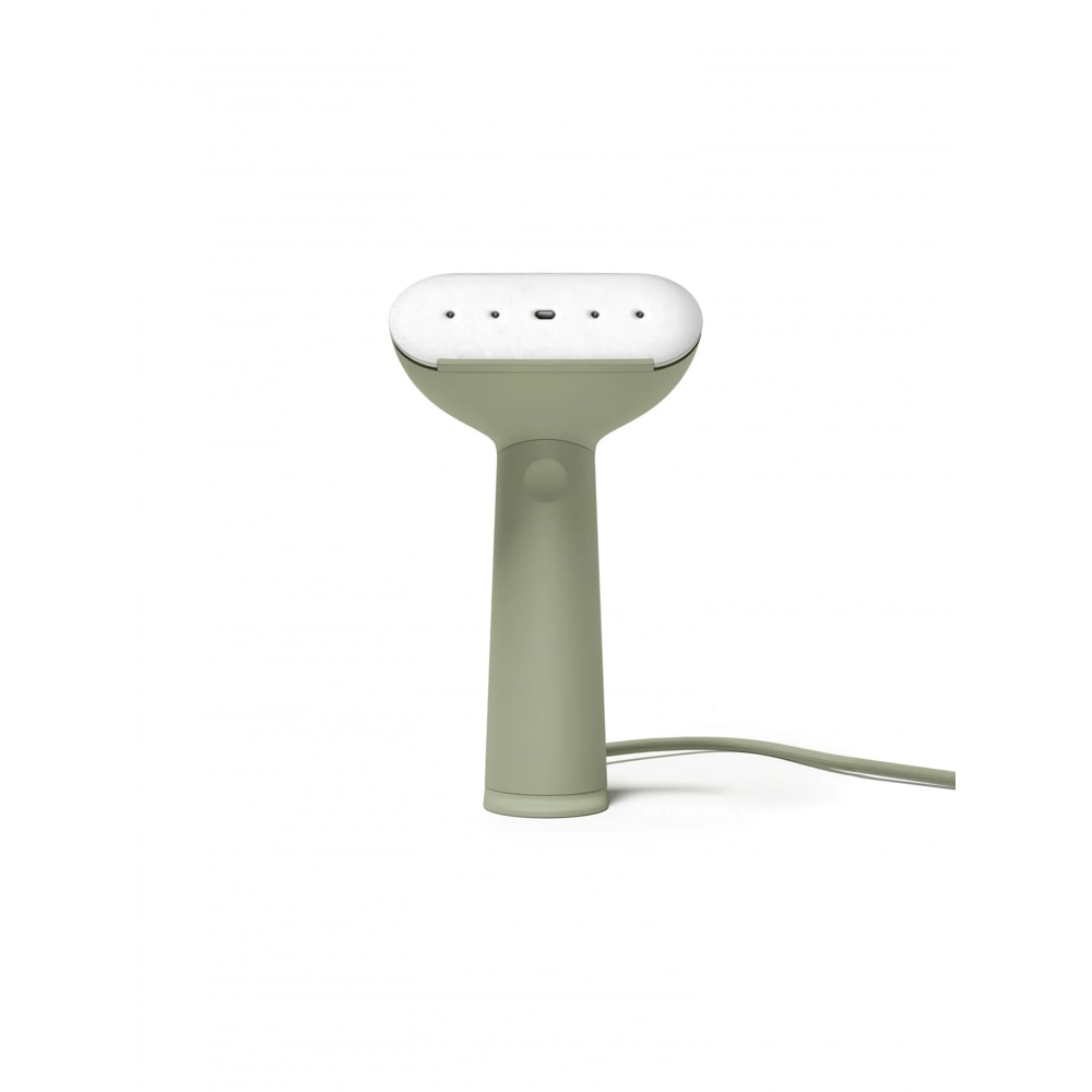 Aparat de calcat vertical cu aburi Steamery Stockholm, Cirrus No.3, calitate premium, functie anti-puff, eficient pentru toate tipurile de materiale, reduce mirosurile neplacute si omoara bacteriile, ideal pentru calatorii, oprire automata, 90 ml, verde