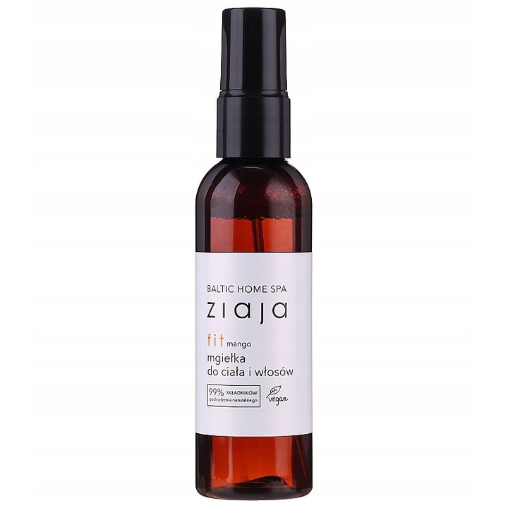 Frissítő test- és hajlakk, Ziaja, Mango, Spa, 90 ml